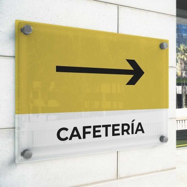 Impresión de directorios en metacrilato