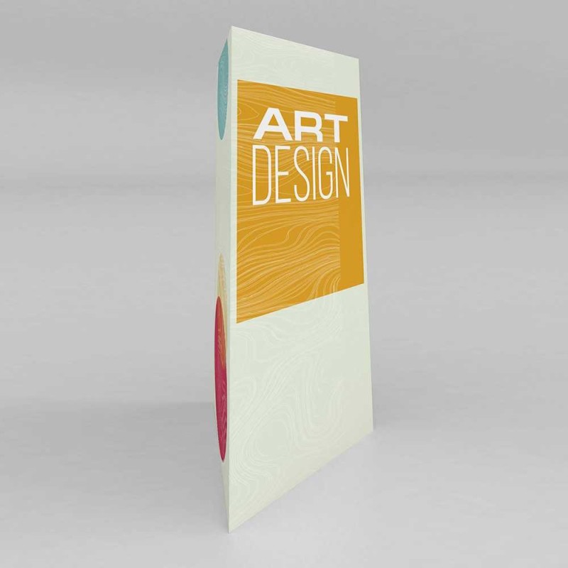 Expositor publicitario totem 3 caras 95x180cm | Hispaprint