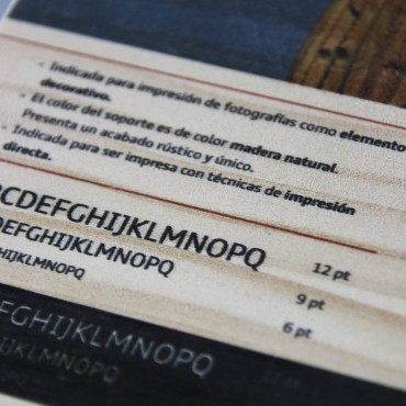 Impresión digital en madera de pino | Hispaprint