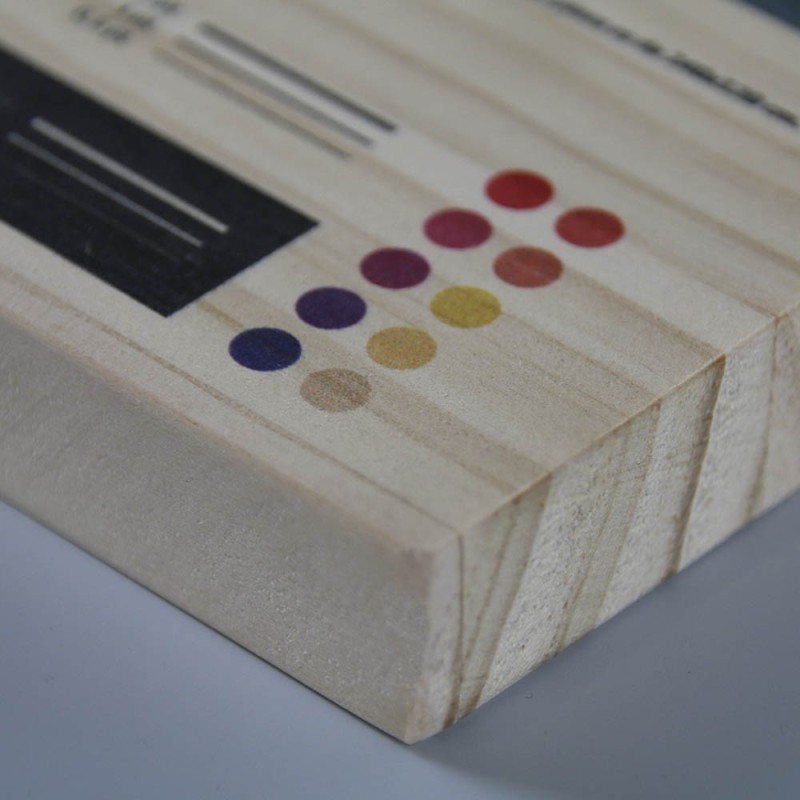 Impresión digital en madera de pino | Hispaprint