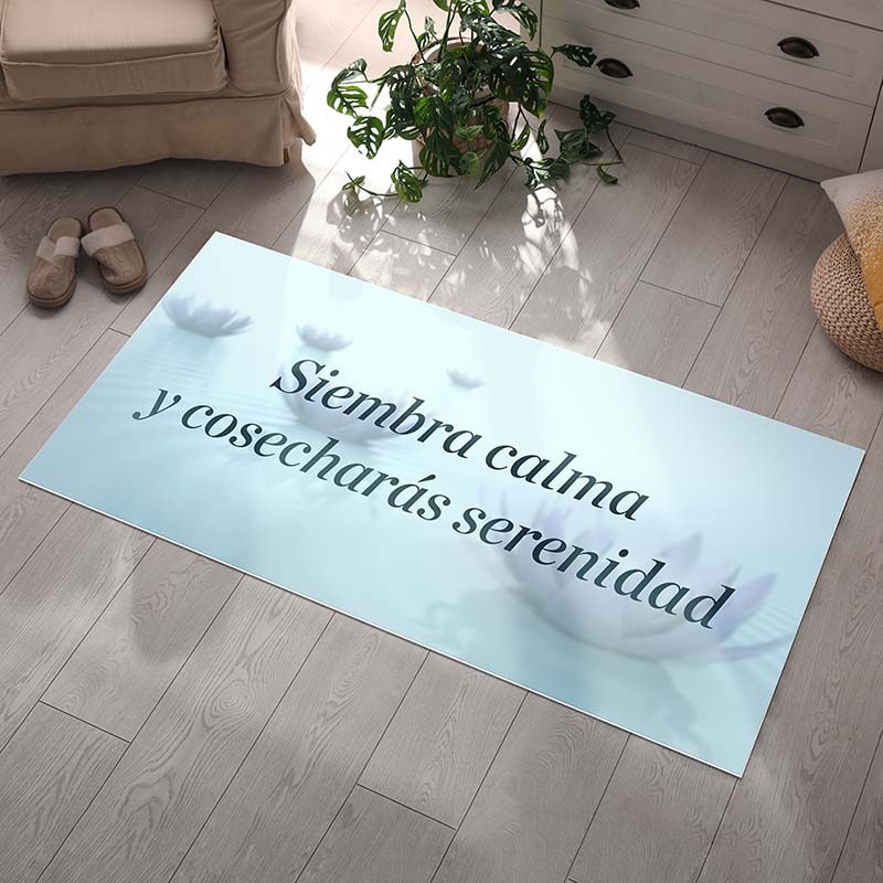 Comprar alfombras de vinilo personalizadas interior y exterior