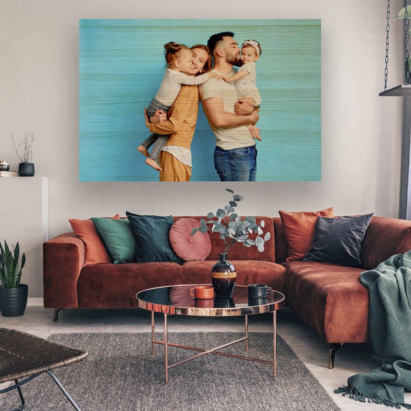 Impresión de fotos en Madera de Pino