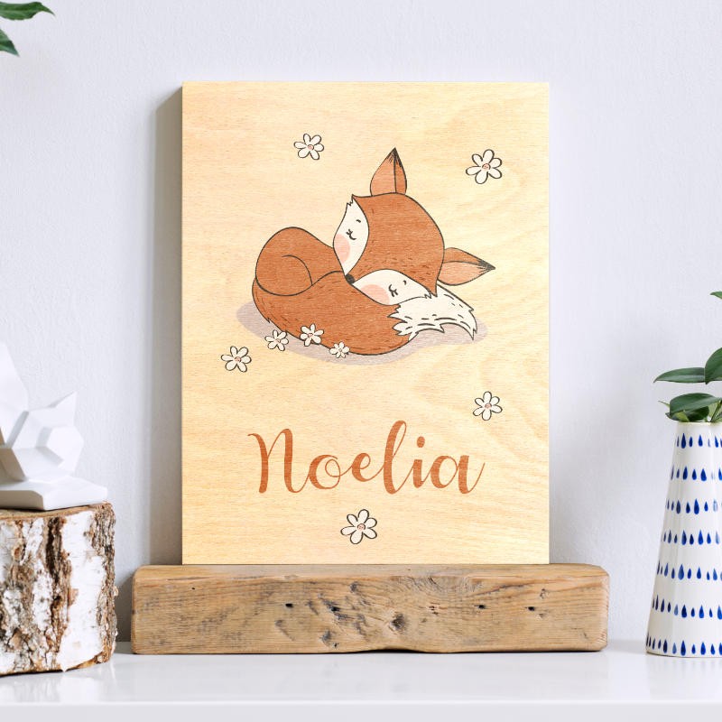 Impresión en madera de abedul | Serigrafía en madera